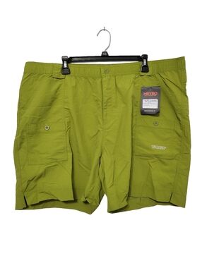 Heybo Men's Bay Short in Olive Green Size 3XL Outdoor Fishing Water Friendly